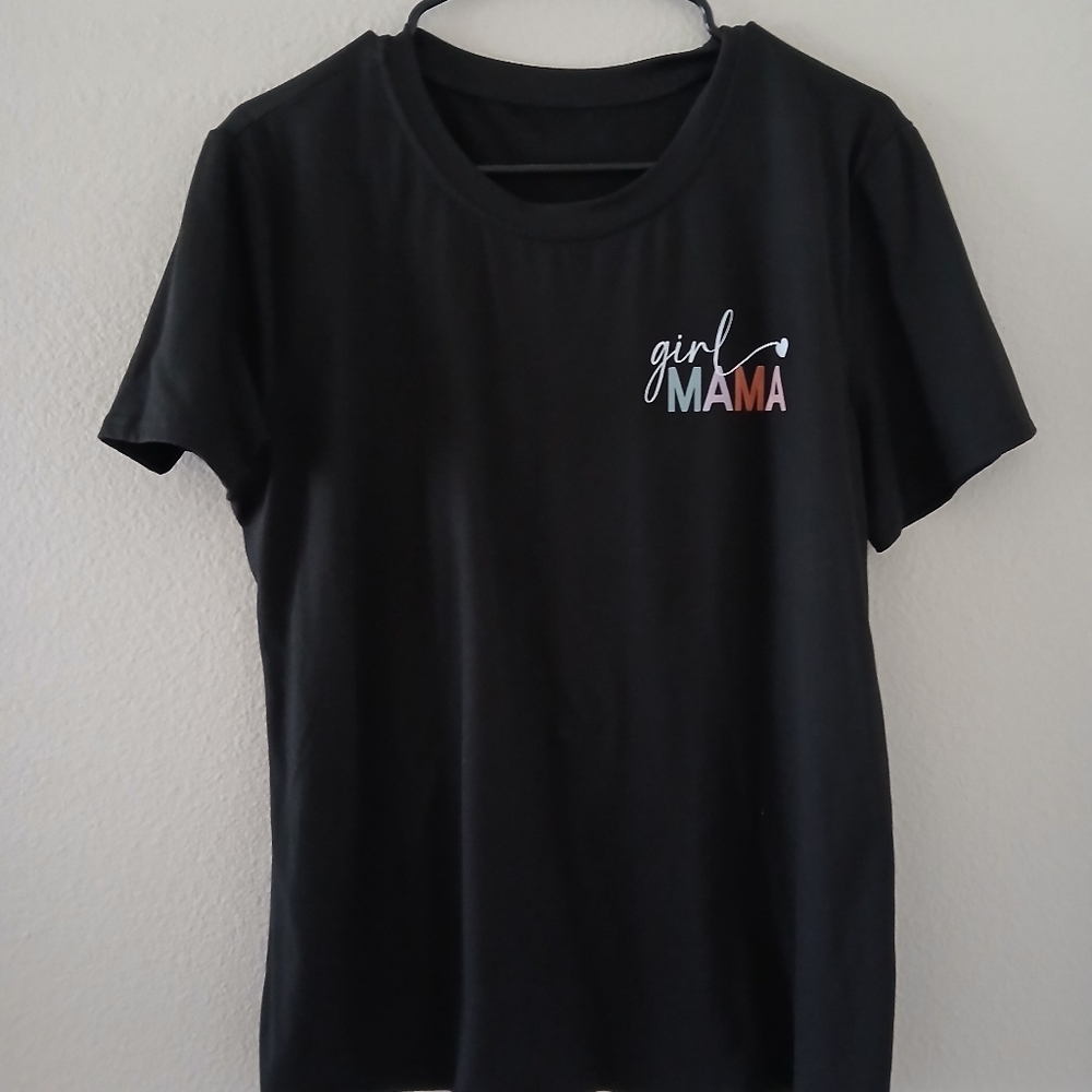 Black 'Girl Mama' T-Shirt